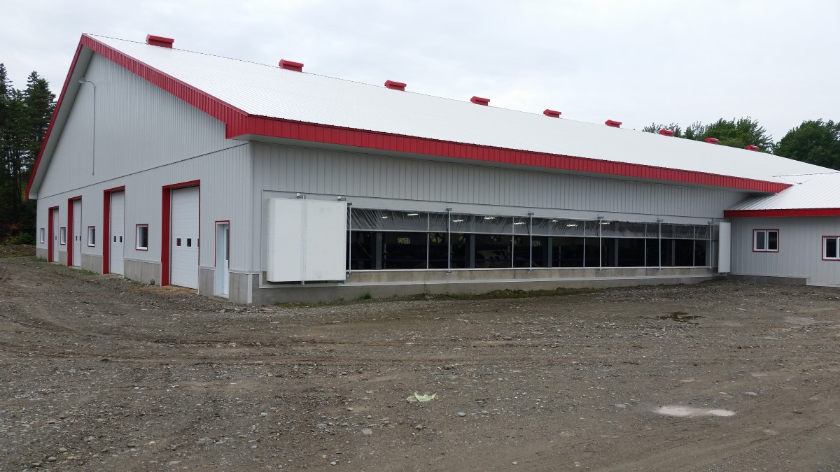 mur rétractable, ventilation iel, ventilation de ferme